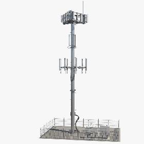 3D Cellular Tower Site model